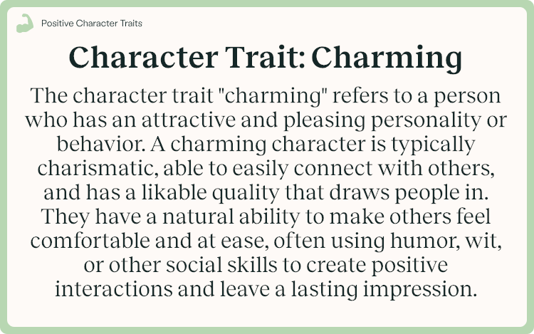 Character Trait Charming