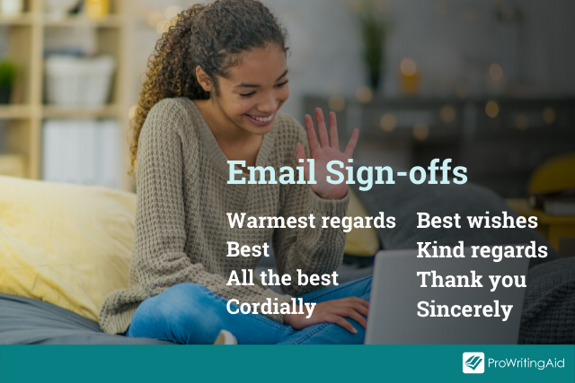 Email sign-off examples