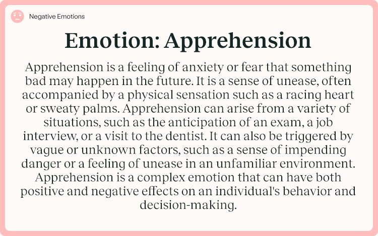 Emotion Apprehension