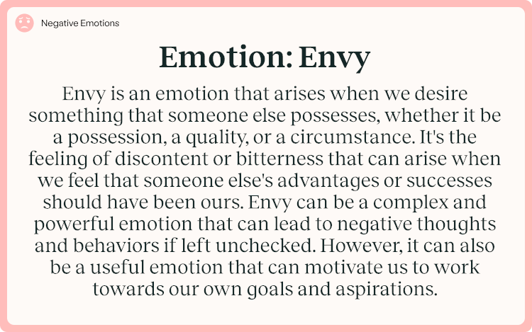 Emotion Envy