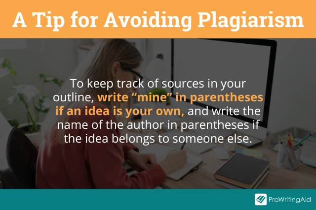 Tips for avoiding plagiarism