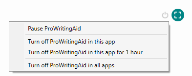 How to turn off ProWritingAid everywhere